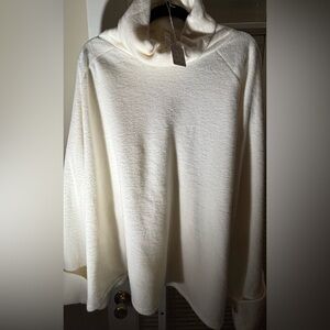 Stylus Soft Fluffy Turtle Neck Cuffed Sleeve Sweater-Size 3X